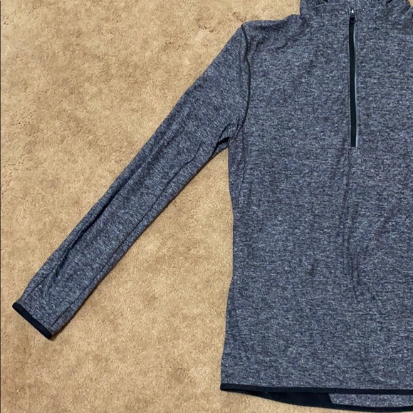 Lululemon Heathered Black Surge Warm 1/2 Zip Hoodie - Picture 7 of 16